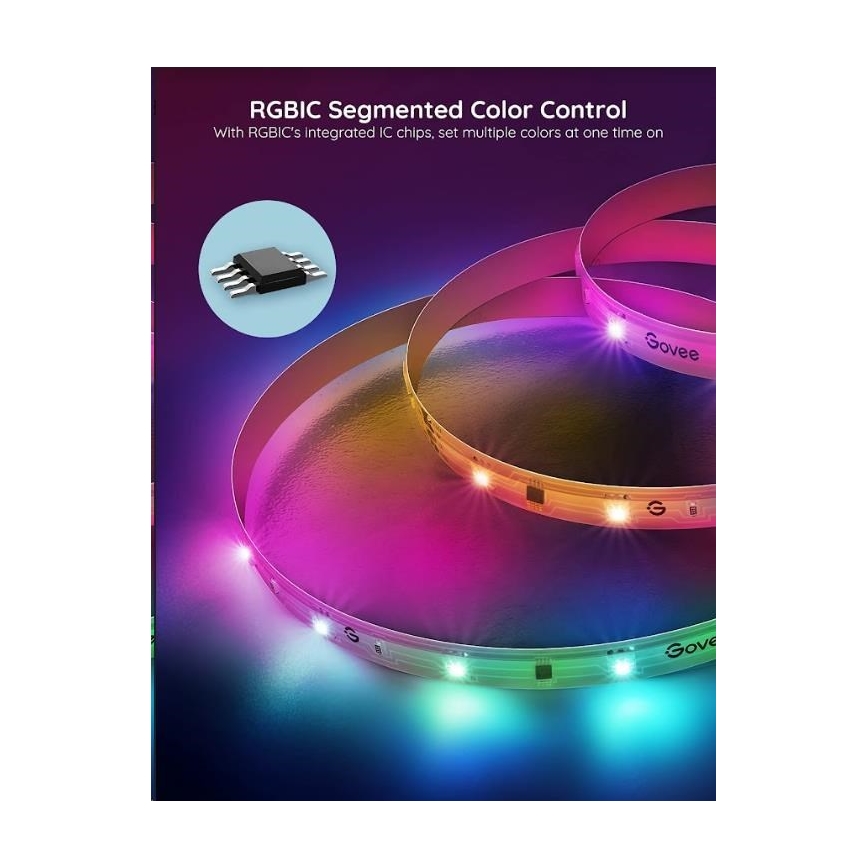Govee - Wi-Fi RGBIC PRO Smart LED pásek 10m