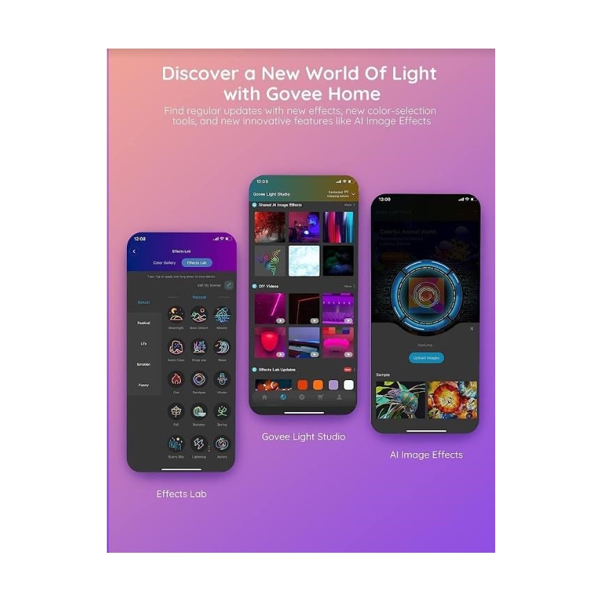 Govee - Wi-Fi RGBIC PRO Smart LED pásek 10m