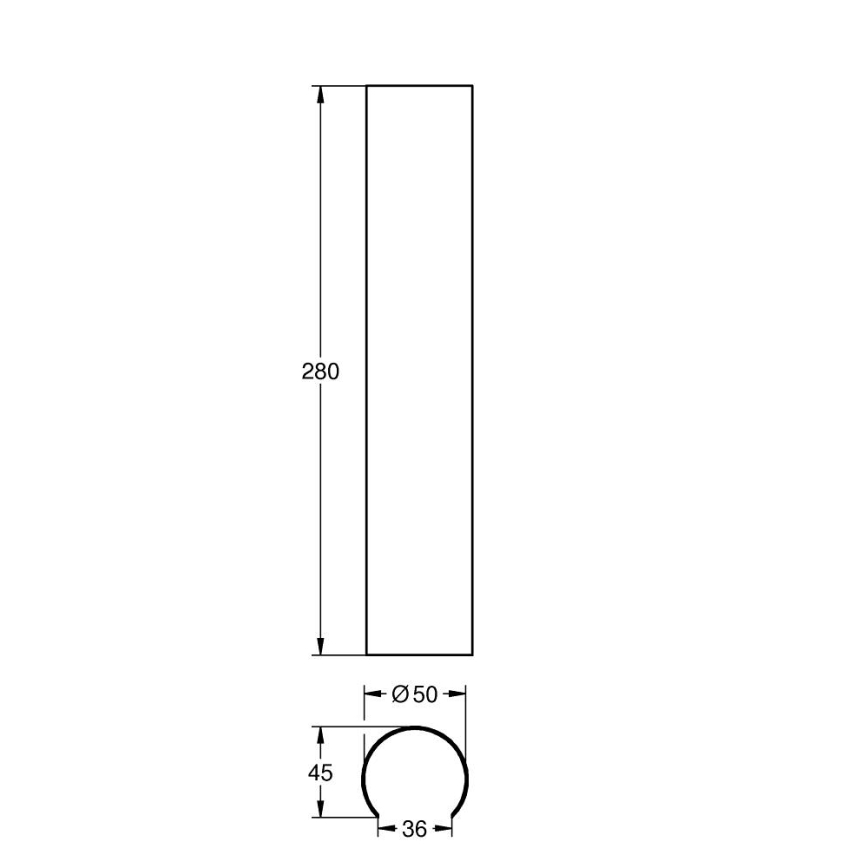 GROHE 101008DL00 - Kryt sifonu kulatý 340 mm bronzová