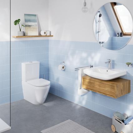 GROHE 102513SH00 - WC komplet EURO CERAMIC 67,3 x 37,6 x 79,2 cm keramika/bílá