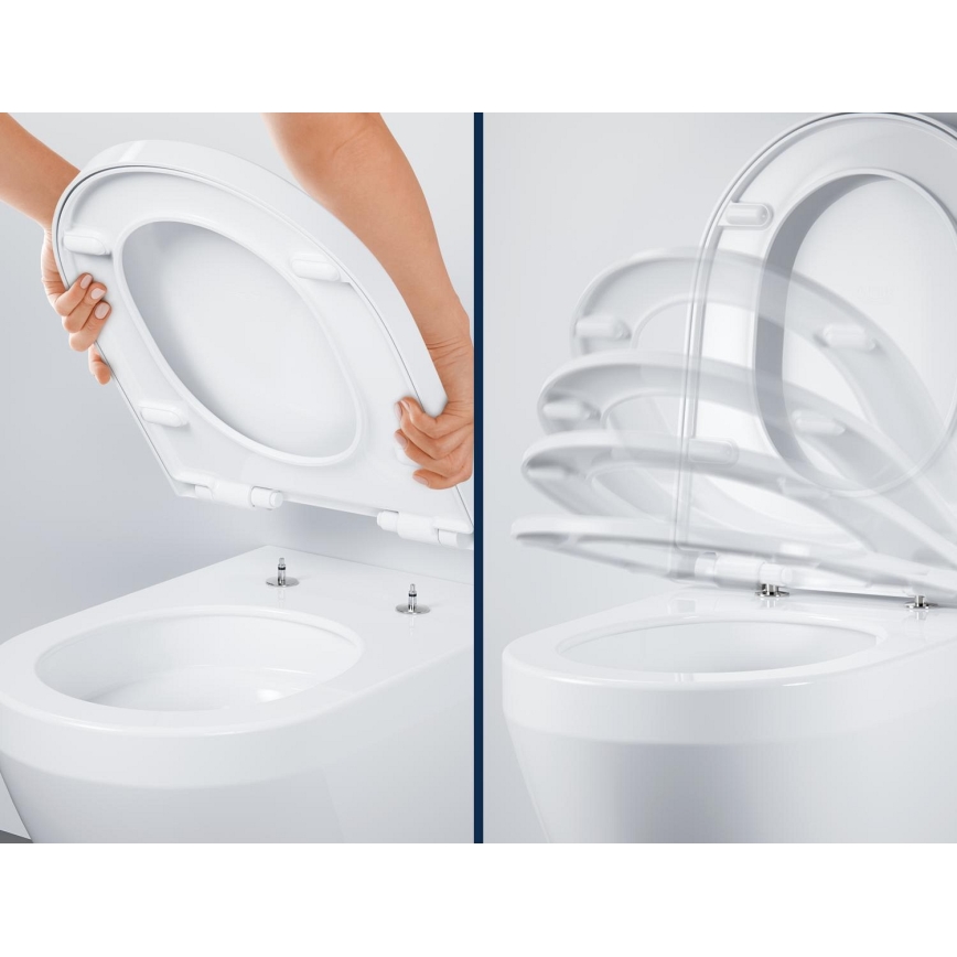 GROHE 102513SH00 - WC komplet EURO CERAMIC 67,3 x 37,6 x 79,2 cm keramika/bílá