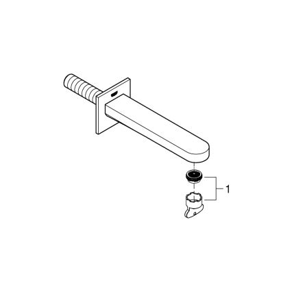 GROHE 13404003 - Vanová vpusť PLUS 168 mm lesklý chrom