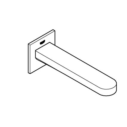 GROHE 13404003 - Vanová vpusť PLUS 168 mm lesklý chrom