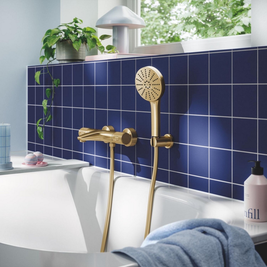 GROHE 134863GN00 - Ruční sprcha VITALIO JOY+ 120 mm broušená zlatá
