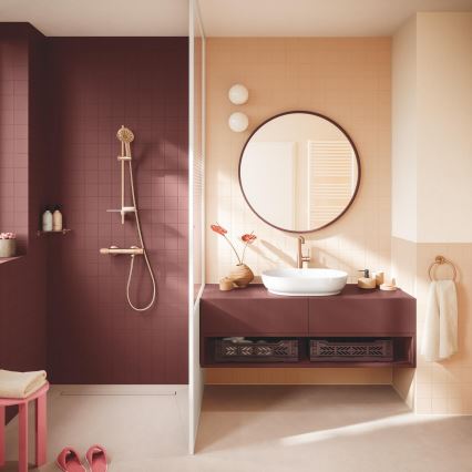 GROHE 134866DL00 - Sprchová sada VITALIO JOY+ 120 mm měděná