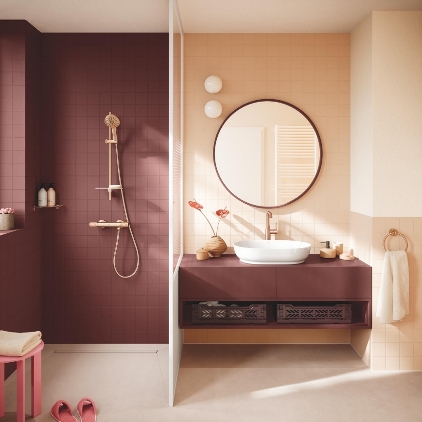 GROHE 134866DL00 - Sprchová sada VITALIO JOY+ 120 mm měděná