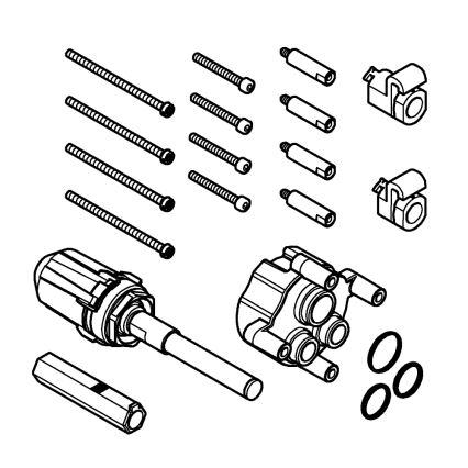 GROHE 14056000 - Univerzální prodlužovací set 25 mm lesklý chrom