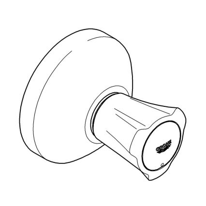 GROHE 19808001 - Vrchní díl podomítkového ventilu COSTA L lesklý chrom
