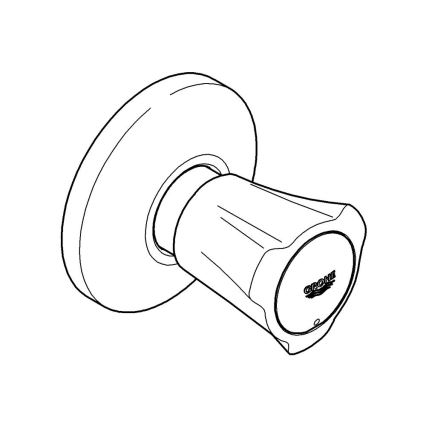 GROHE 19855001 - Vrchní díl podomítkového ventilu COSTA L 10-35 mm lesklý chrom