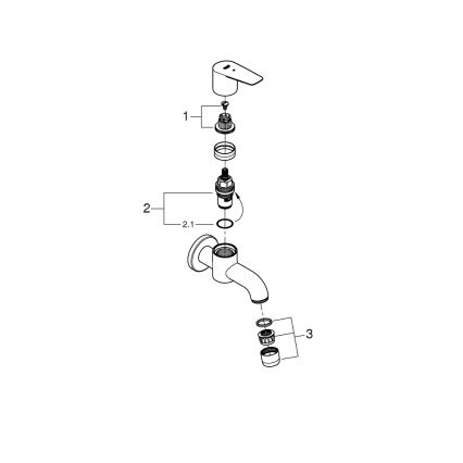 GROHE 20238001 - Výpustní ventil DN 15 lesklý chrom