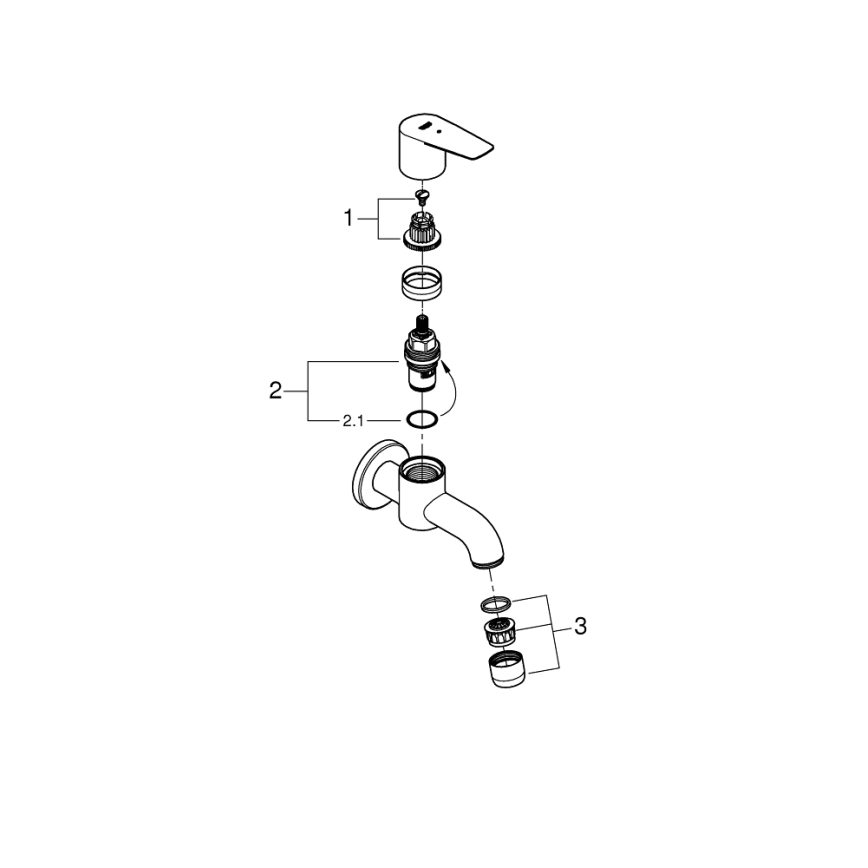 GROHE 20238001 - Výpustní ventil DN 15 lesklý chrom