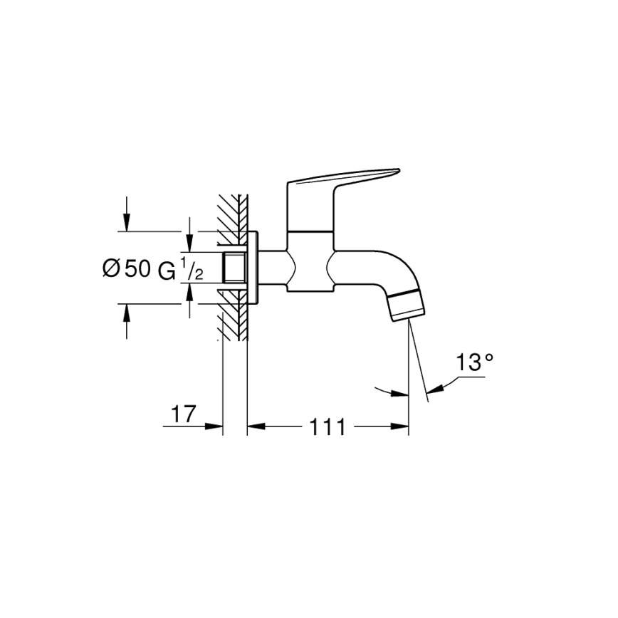 GROHE 20238001 - Výpustní ventil DN 15 lesklý chrom