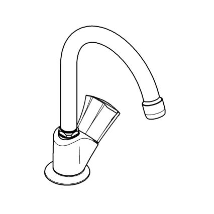 GROHE 20393001 - Stojánkový ventil COSTA L DN 15 lesklý chrom