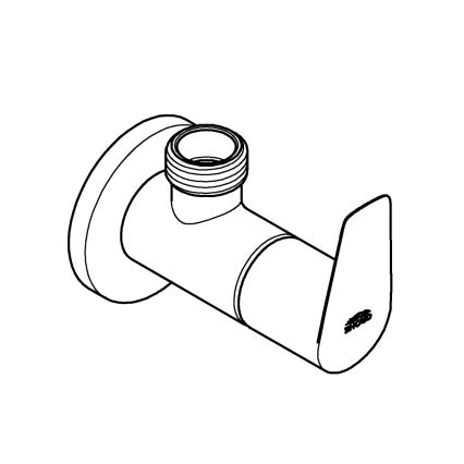 GROHE 22009001 - Rohový ventil DN 15 lesklý chrom