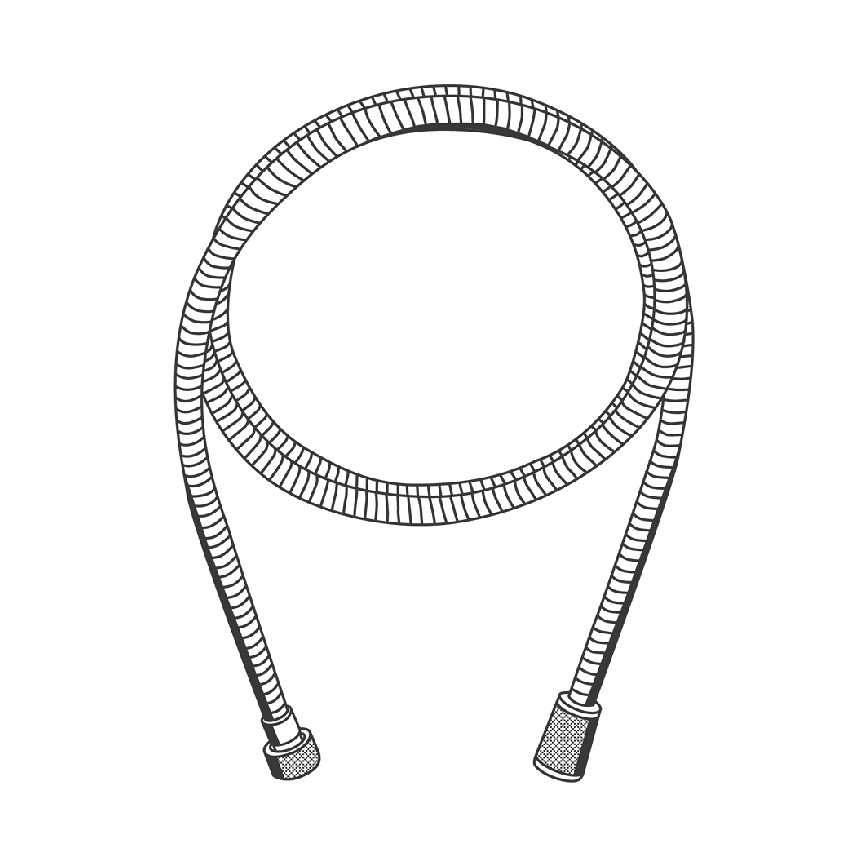 GROHE 22107000 - Sprchová hadice VITALIOFLEX METAL 2000 mm lesklý chrom