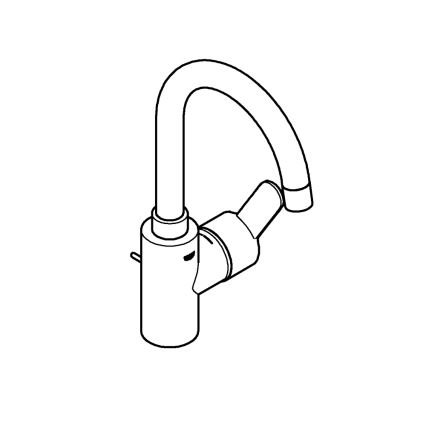 GROHE 23043003 - Umyvadlová baterie EUROSTYLE COSMOPOLITAN velikost L chrom