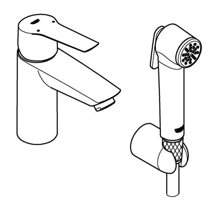 GROHE 23123003 - Umyvadlová baterie START 165 mm lesklý chrom