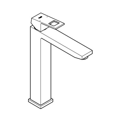 GROHE 23406AL0 - Umyvadlová baterie EUROCUBE velikost XL grafit