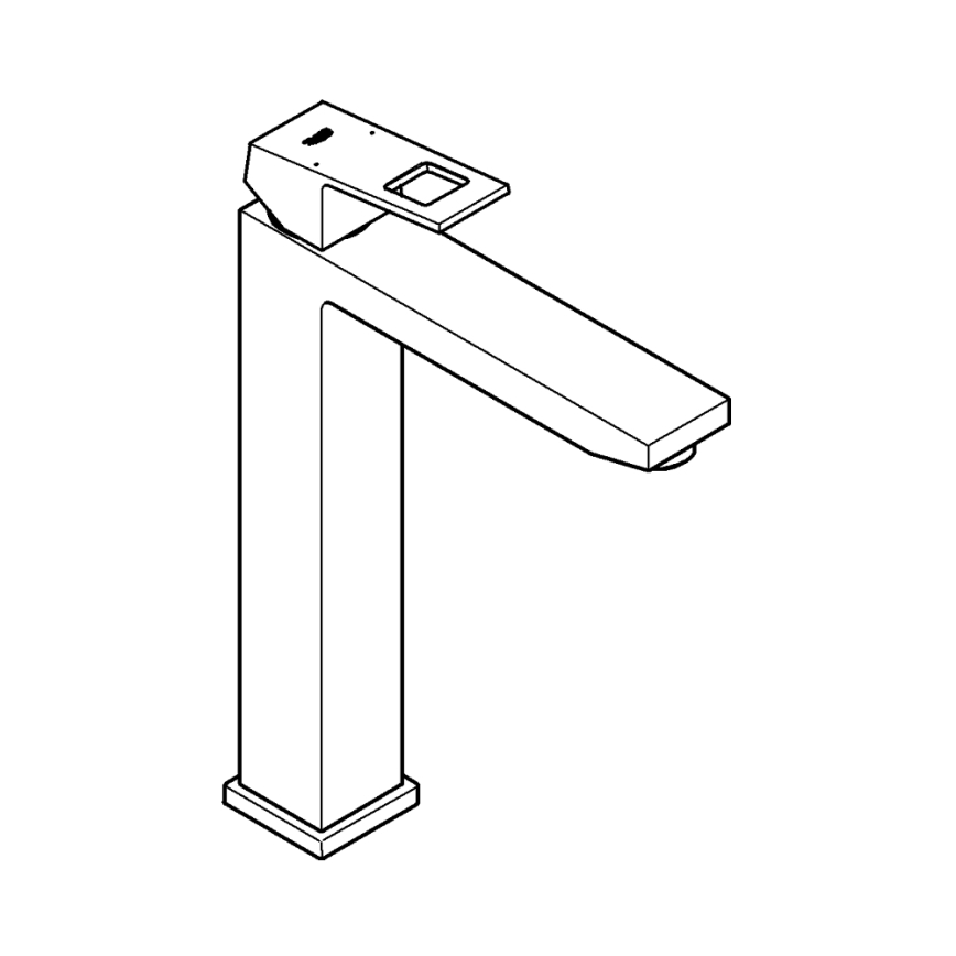 GROHE 23406AL0 - Umyvadlová baterie EUROCUBE velikost XL grafit