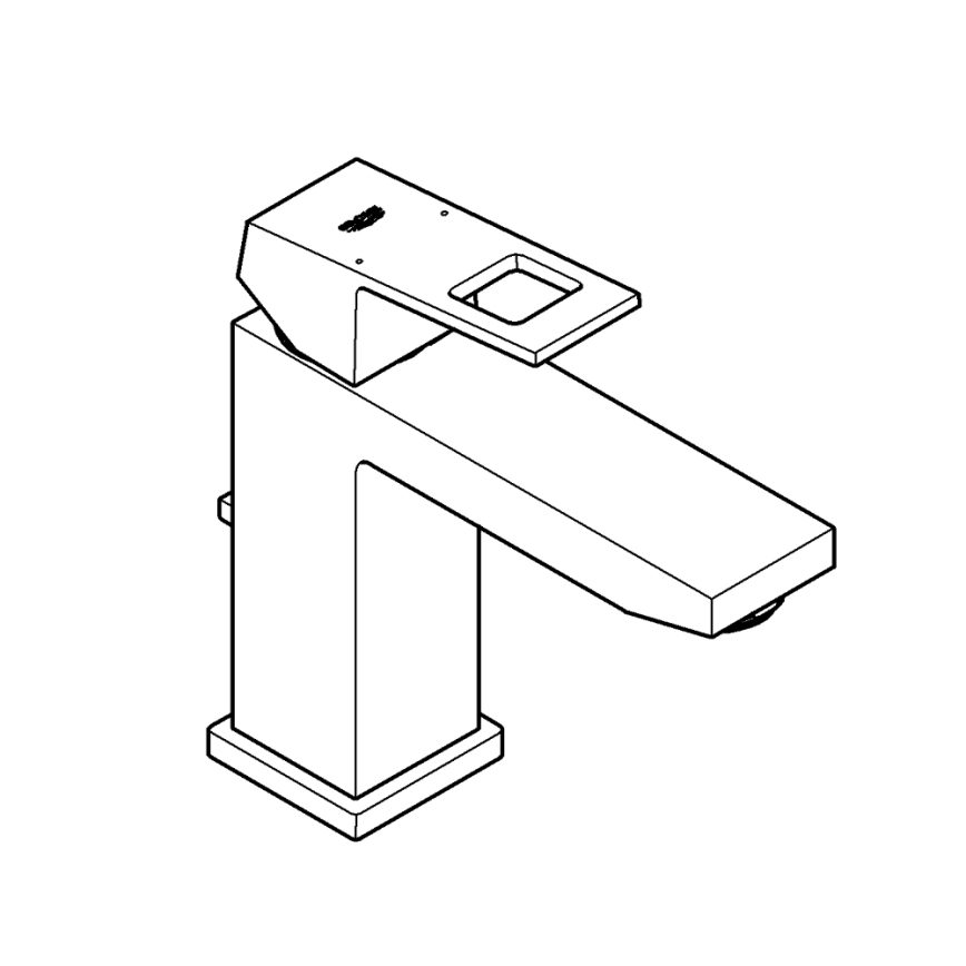 GROHE 23445000 - Umyvadlová baterie EUROCUBE velikost M lesklý chrom