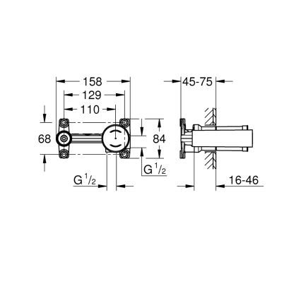 GROHE 23571000 - Baterie DN 15 DR- lesklý chrom