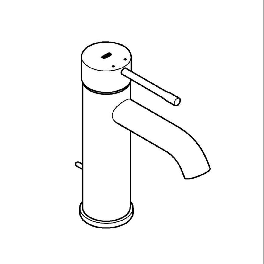 GROHE 23589DL1 - Umyvadlová baterie ESSENCE velikost S bronzová