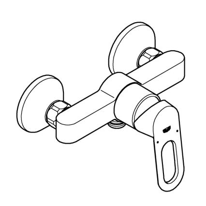 GROHE 23634000 - Sprchová baterie BAULOOP DN 15 lesklý chrom