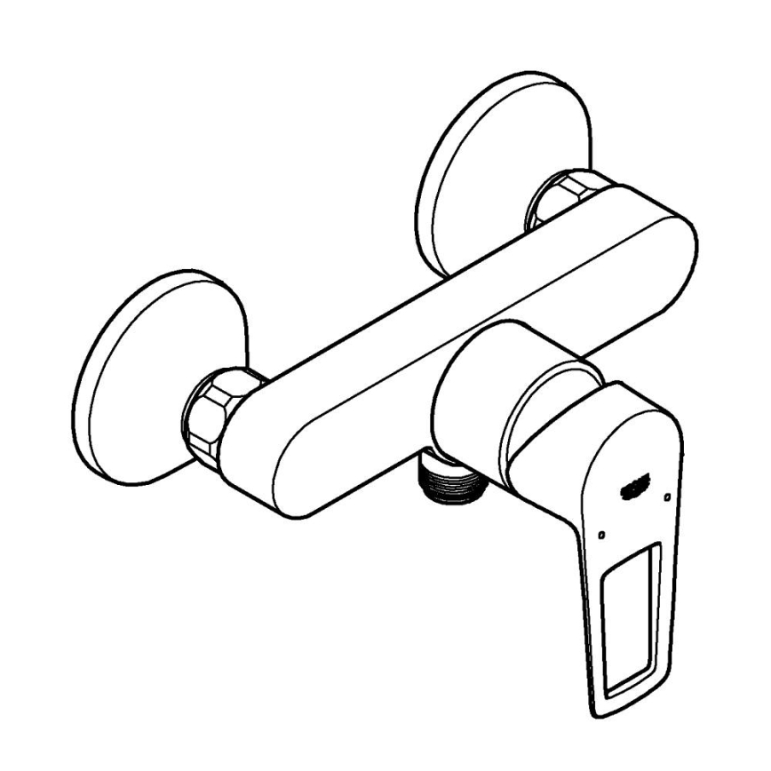 GROHE 23634001 - Sprchová baterie DN 15 lesklý chrom