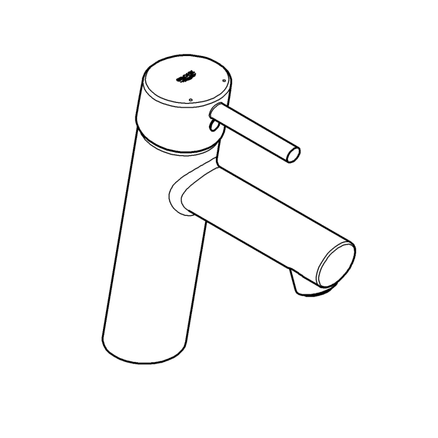 GROHE 23932001 - Umyvadlová baterie EUROSMART velikost M lesklý chrom