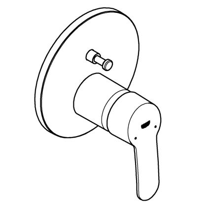 GROHE 24052002 - Baterie EUROSTYLE COSMOPOLITAN lesklý chrom