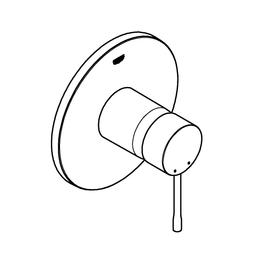 GROHE 24057GN1 - Sprchová baterie ESSENCE zlatá