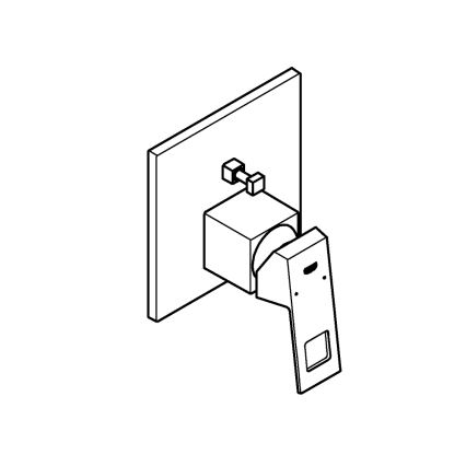 GROHE 24062000 - Baterie EUROCUBE lesklý chrom