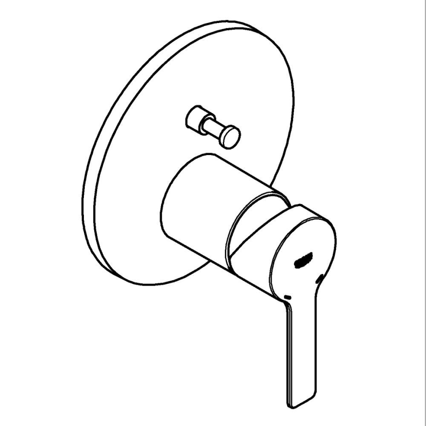 GROHE 24064001 - Baterie LINEARE lesklý chrom