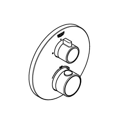 GROHE 24075000 - Termostatická baterie GROHTHERM lesklý chrom