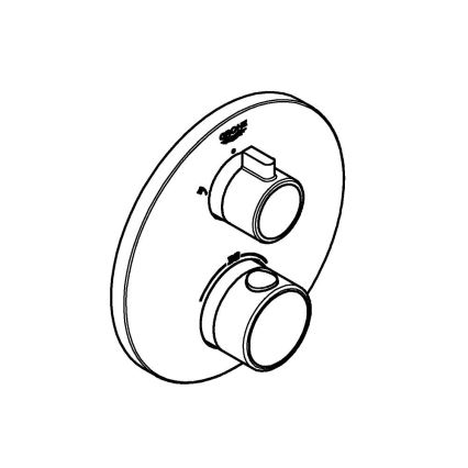 GROHE 24076000 - Termostatická sprchová baterie GROHTHERM lesklý chrom