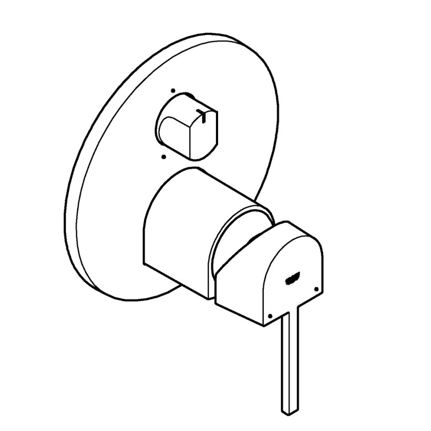 GROHE 24093003 - Baterie PLUS lesklý chrom