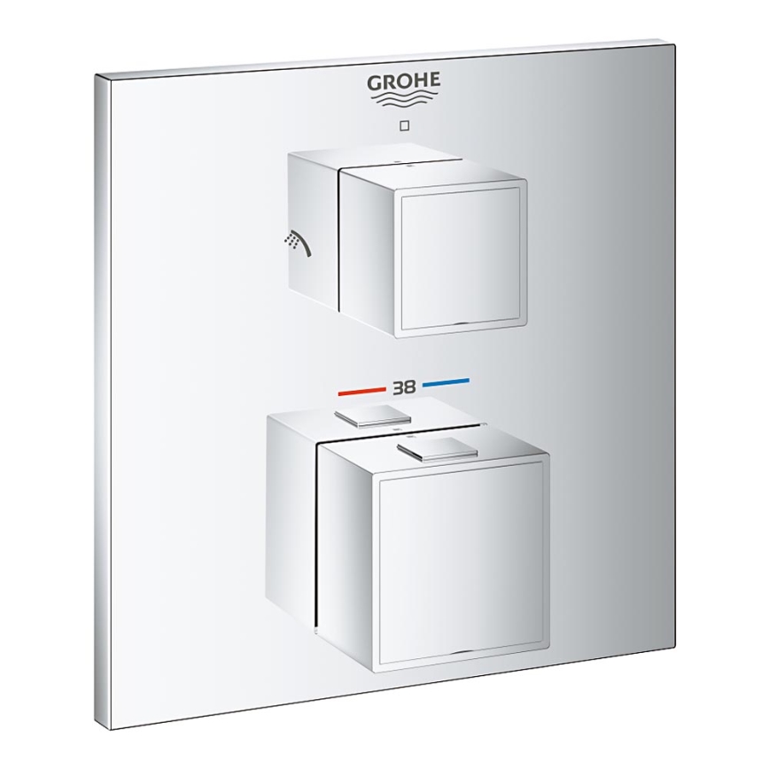 GROHE 24154000 - Termostatická baterie GROHTHERM CUBE lesklý chrom