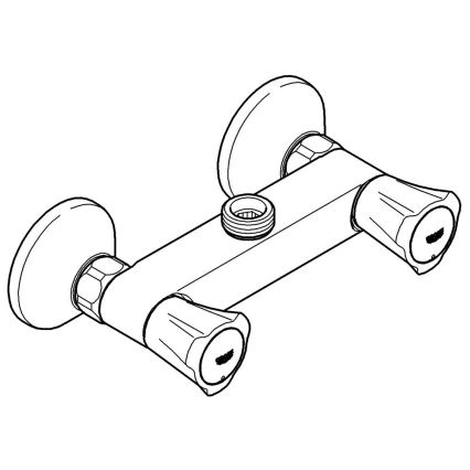GROHE 26009001 - Sprchová baterie COSTA L DN 15 lesklý chrom