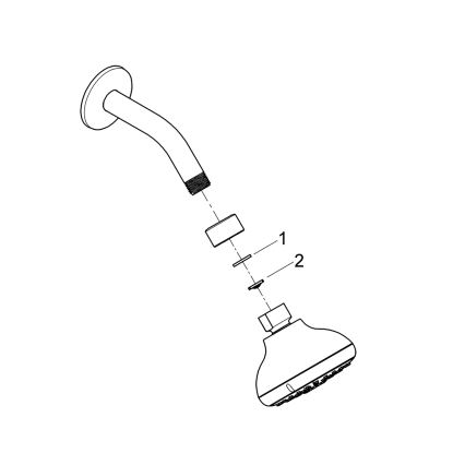 GROHE 26088001 - Hlavová sprcha TEMPESTA 100 100 mm lesklý chrom