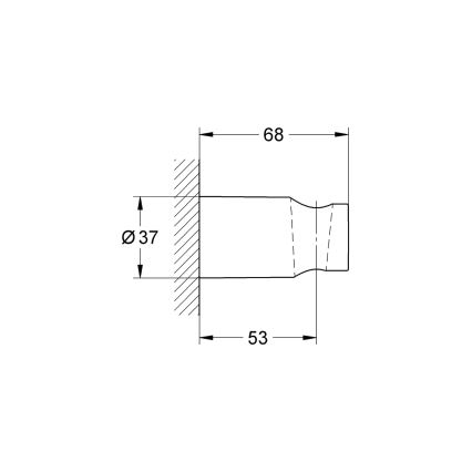 GROHE 26102000 - Držák sprchy VITALIO UNIVERSAL lesklý chrom