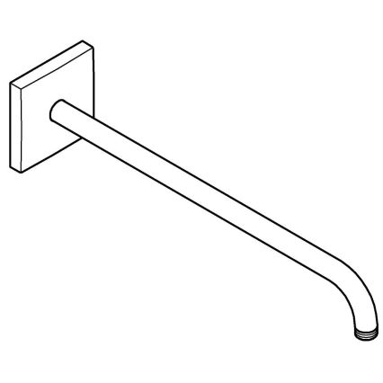 GROHE 26145000 - Sprchové rameno RAINSHOWER 422 mm lesklý chrom