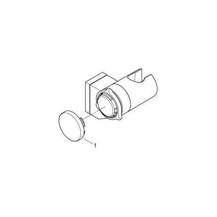 GROHE 261832431 - Nástěnný držák sprchy VITALIO UNIVERSAL černá