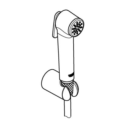 GROHE 26354000 - Ruční sprcha TEMPESTA-F 1250 mm lesklý chrom