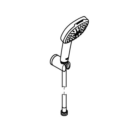 GROHE 263992431 - Sprchový set VITALIO COMFORT 110 110 mm černá