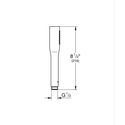 GROHE 26466000 - Ruční sprcha STICK lesklý chrom