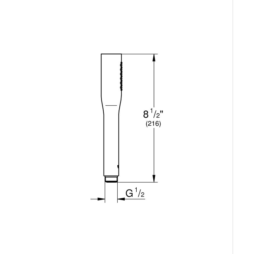 GROHE 26466000 - Ruční sprcha STICK lesklý chrom