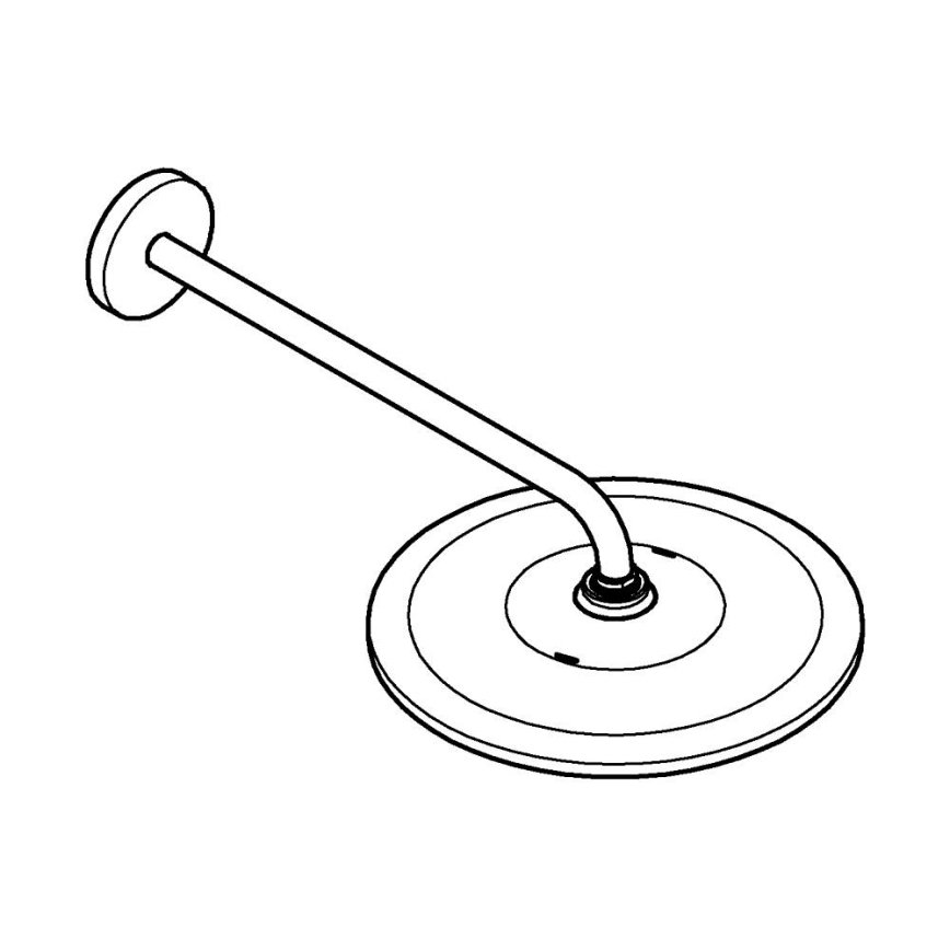 GROHE 26557000 - Set hlavové sprchy RAINSHOWER 310 422 mm lesklý chrom