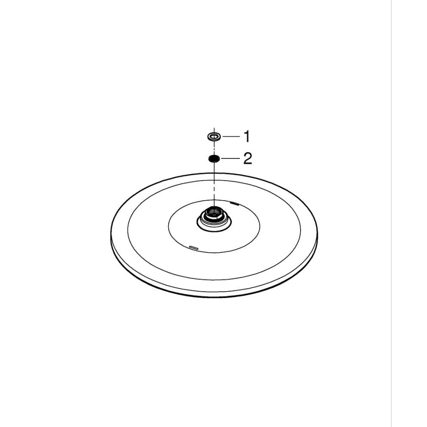 GROHE 26562000 - Hlavová sprcha RAINSHOWER MONO 310 mm lesklý chrom