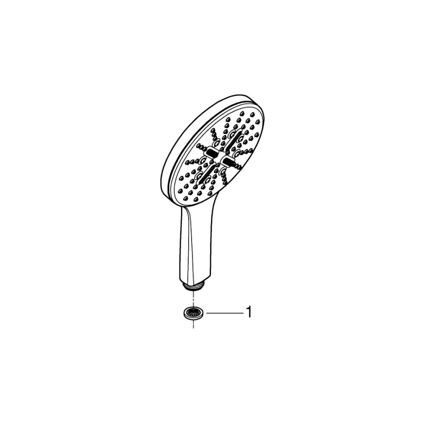 GROHE 26574DA0 - Ruční sprcha RAINSHOWER SMARTACTIVE 130 měděná