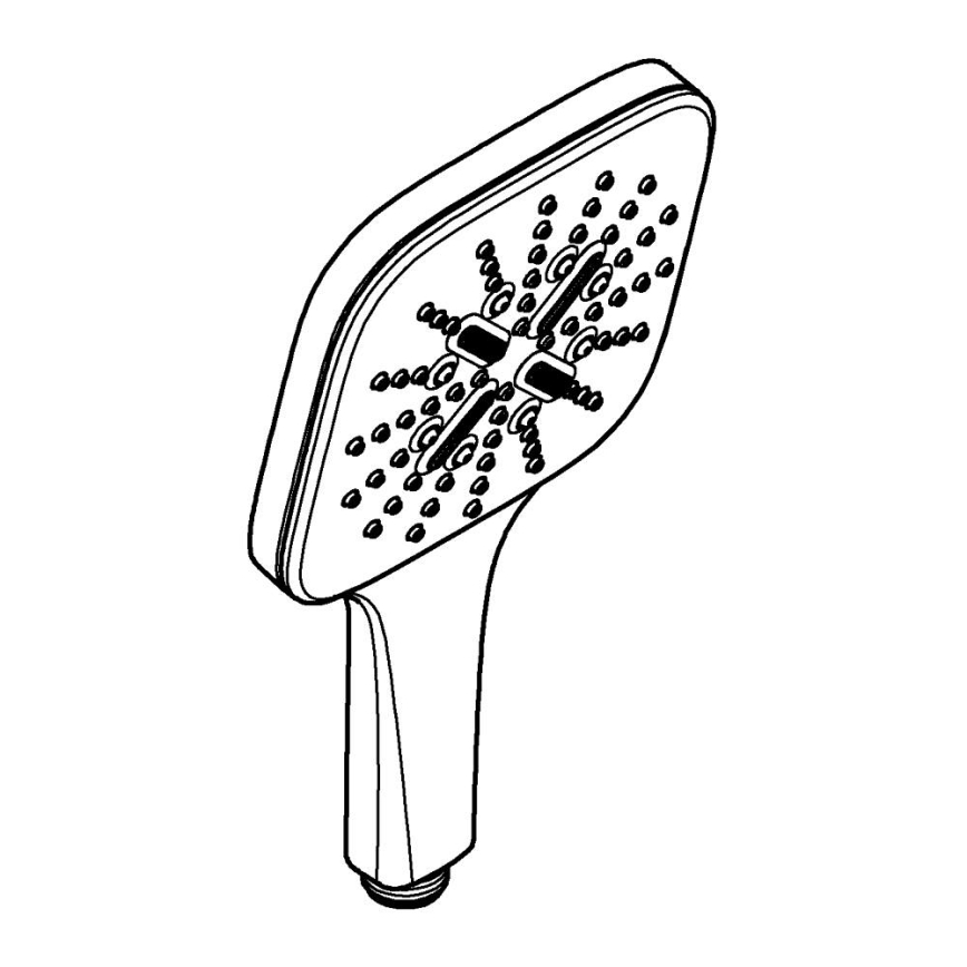 GROHE 26582000 - Ruční sprcha RAINSHOWER SMARTACTIVE 130 CUBE lesklý chrom